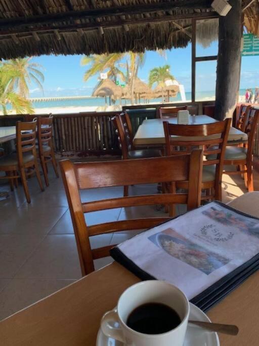 Oceanfront Casita Coral Apartment Chelem Exterior photo